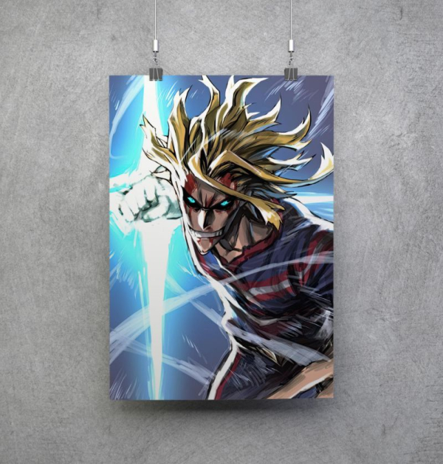 Poster All Might Boku no...