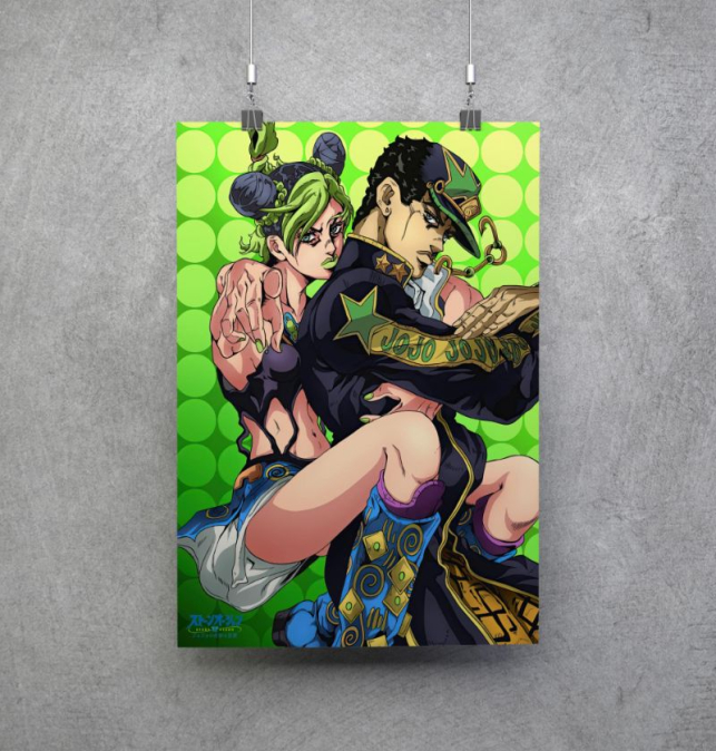 Poster Jotaro y Jolyne...