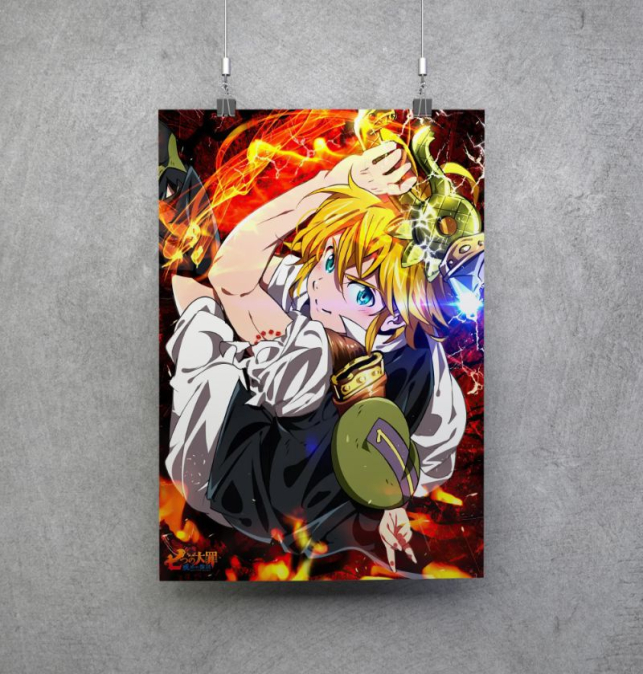 Poster Meliodas Nanatsu no...