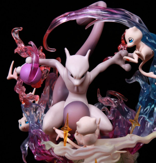 Figura con luz de Mewtwo...