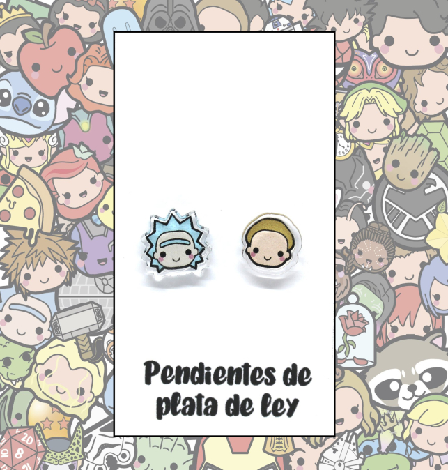 Pendientes Plata Rick &amp;...