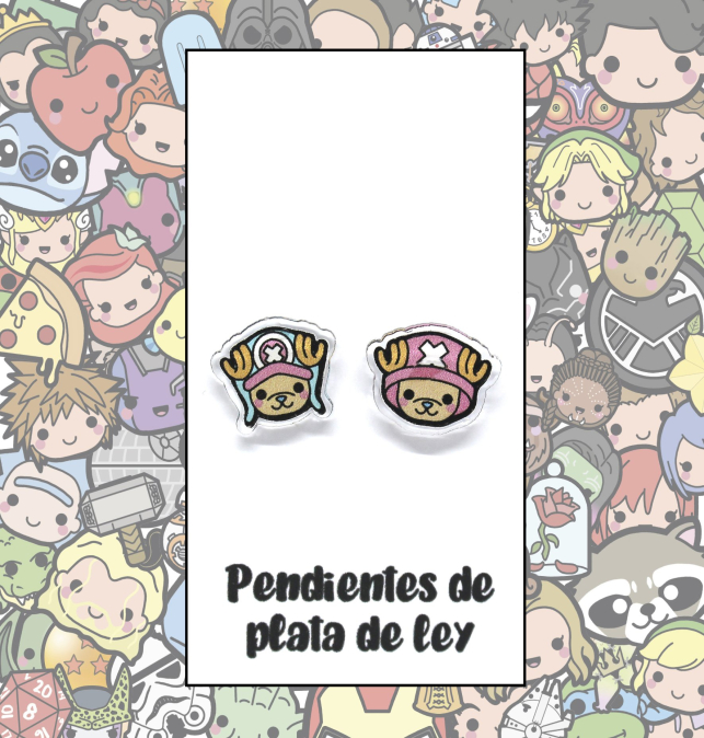 Pendientes Plata Chopper...