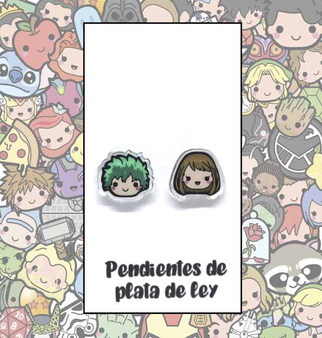 Pendientes Plata Midoriya...