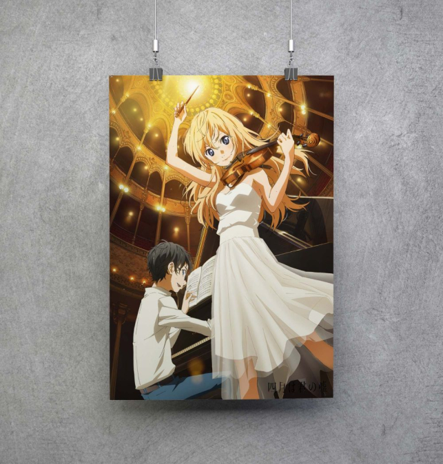 Poster Kaori de Shigatsu wa...