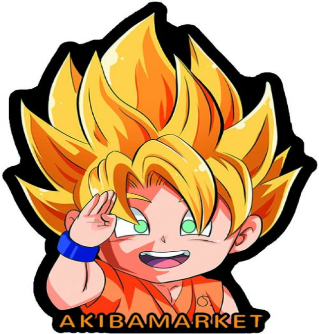 sticker de Goku  pequeño