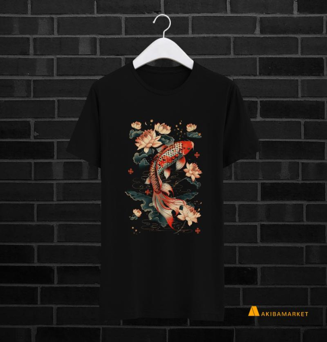 Camiseta Pez Koi Japonés