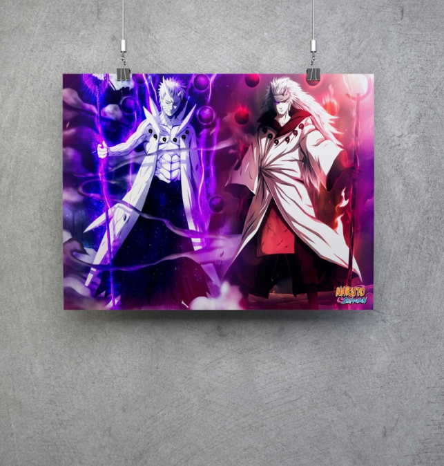 Poster Obito y Madara de...