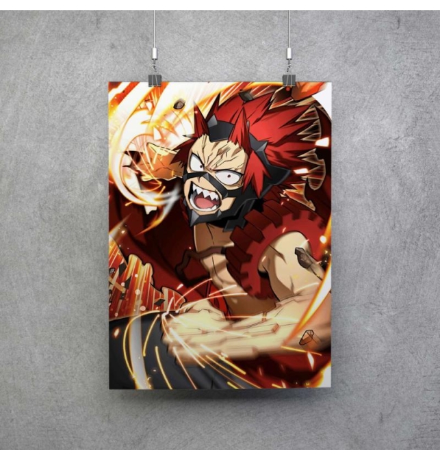 Poster Kirishima Red Riot...