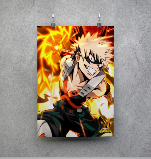 Poster Katsuki Bakugo -...