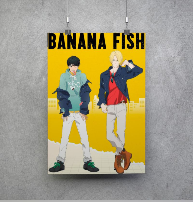 Poster Eiji y Ash - Banana...