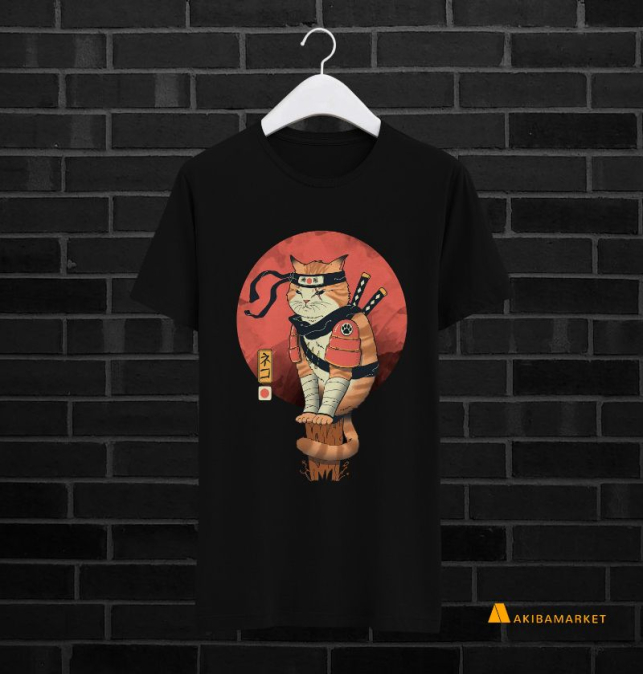 Camiseta Gato Ninja