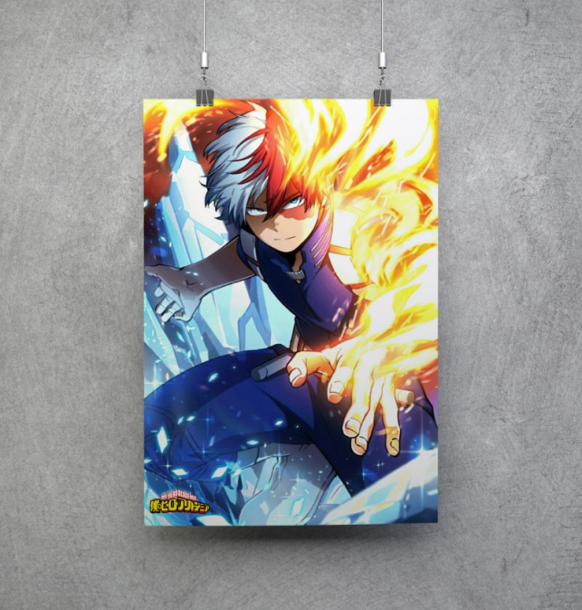 Póster de Shoto Todoroki...