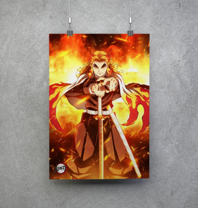 Poster Kyojuro Rengoku...